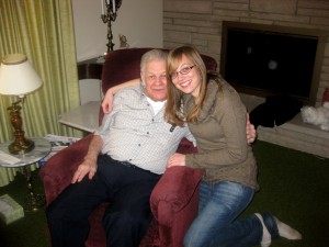 Grandpa and Me, December 2011