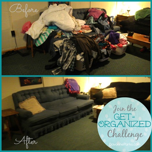Join the Get Organized Challenge at DavonneParks.com!