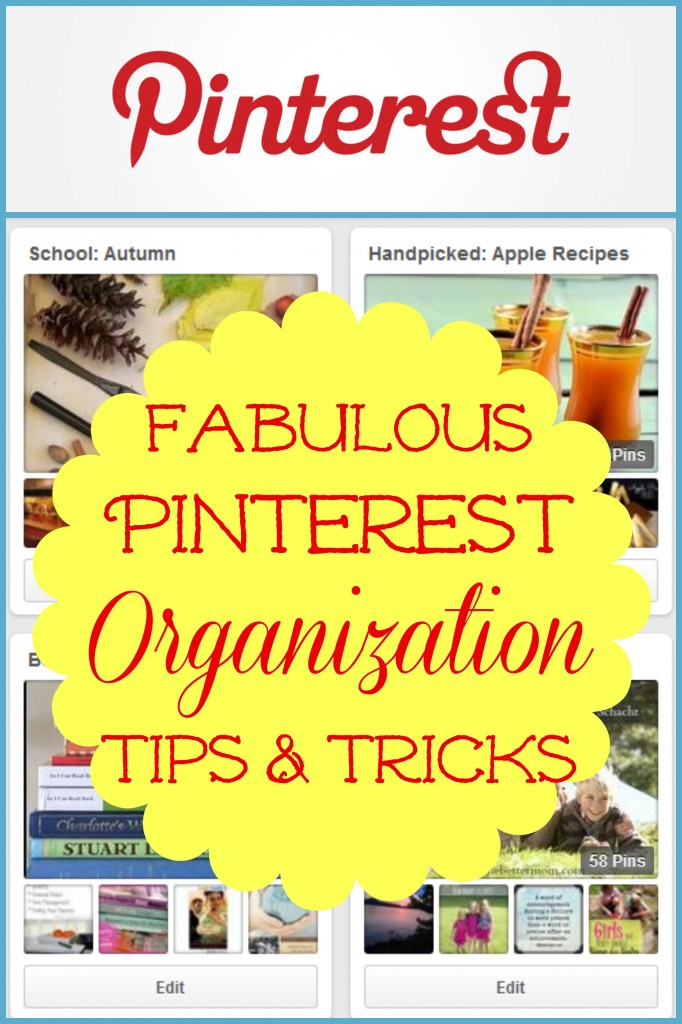 Make your Pinterest boards work for you with these fabulous organizational tips and tricks!