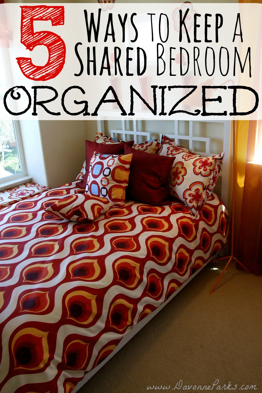 organizing a shared bedroom