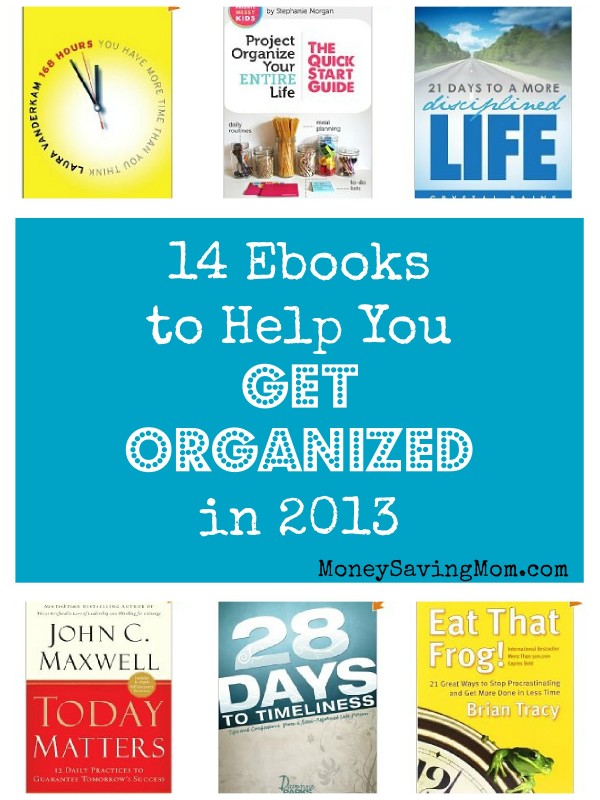 14 eBooks to Help You Get Organized in 2013