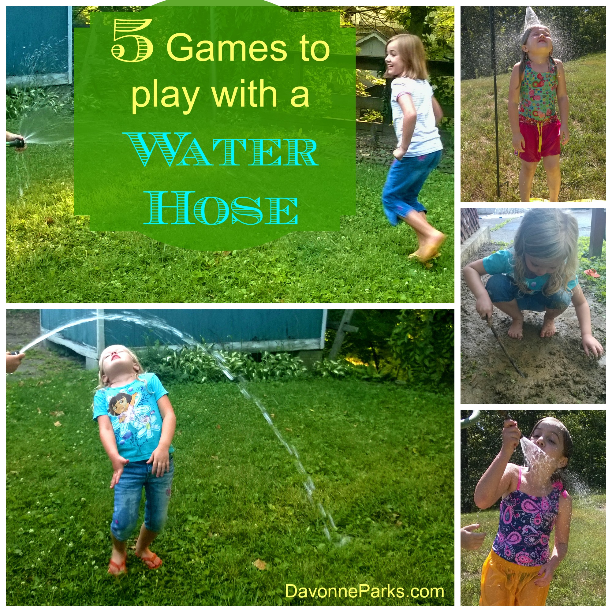 Five games to play with a water hose