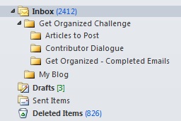 Easy e-mail organization
