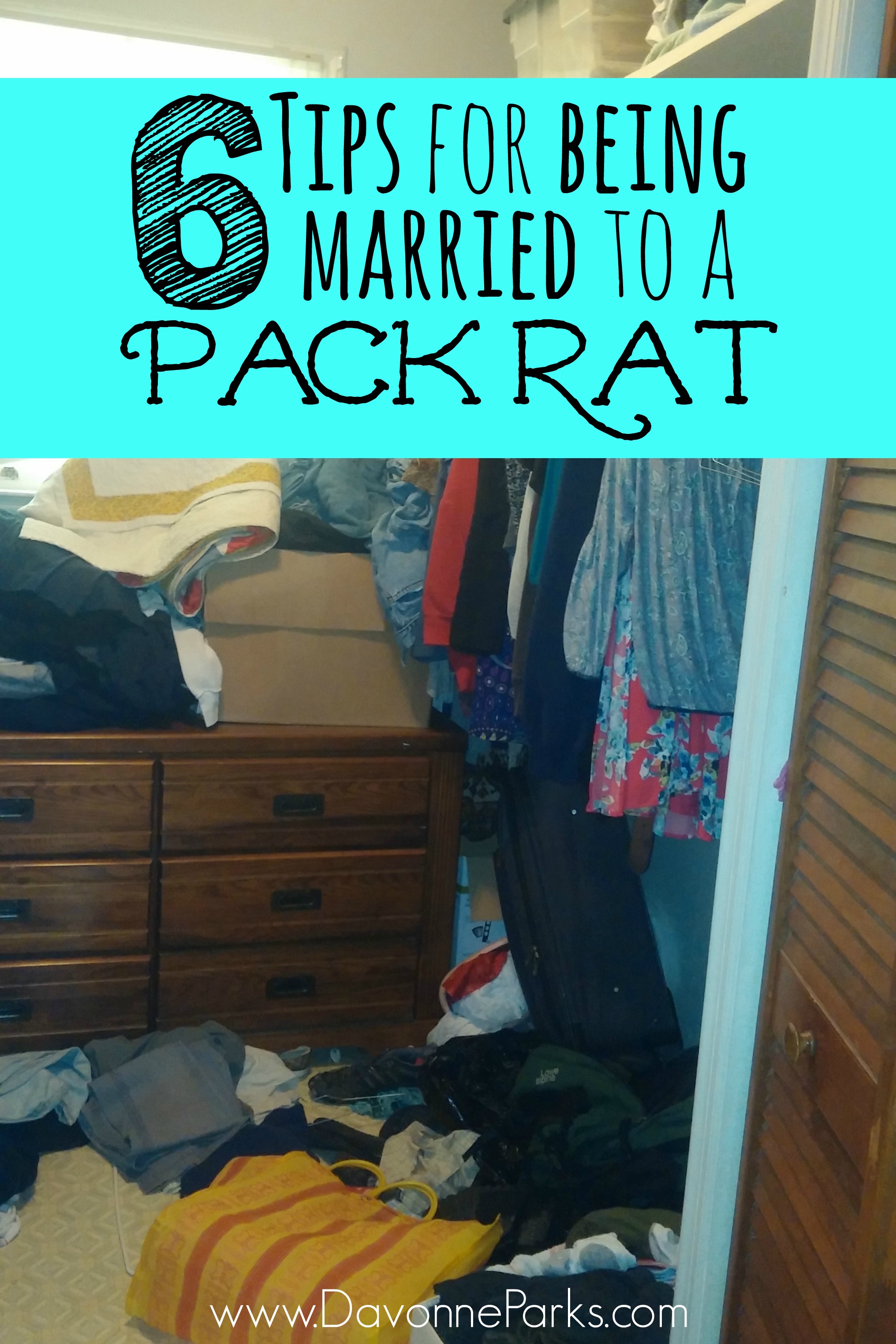 When You’re Married to a Pack-Rat