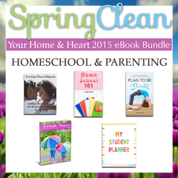 Spring clean your home and heart - homeschool and parenting