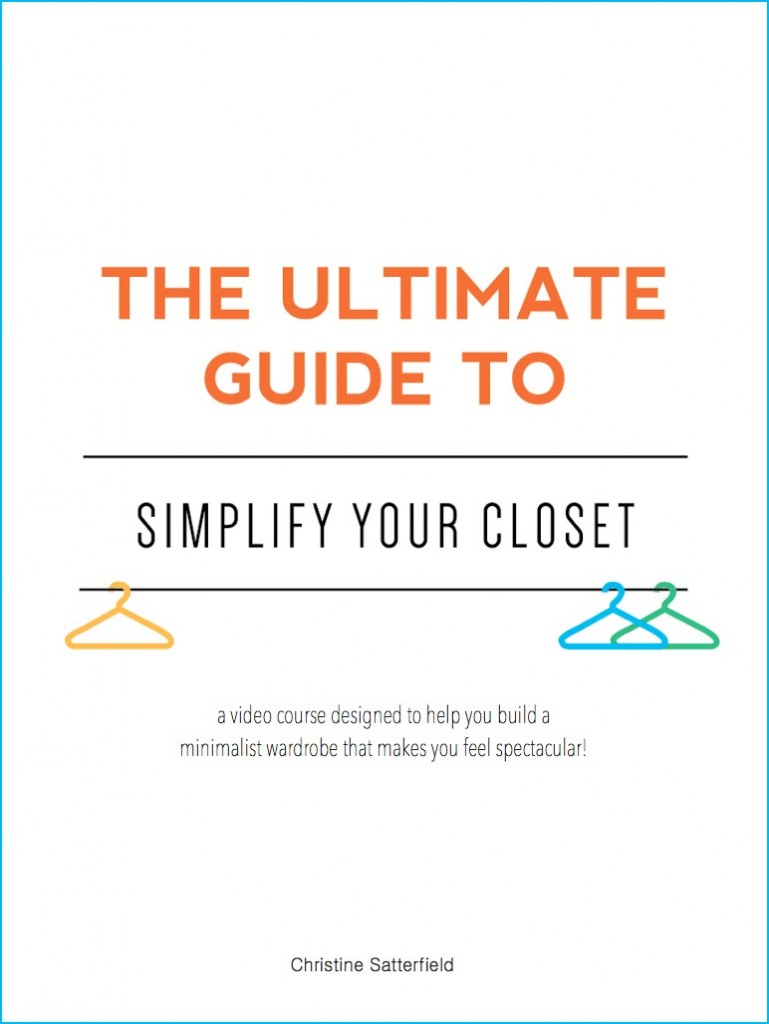 Simplify Your Closet cover image 001