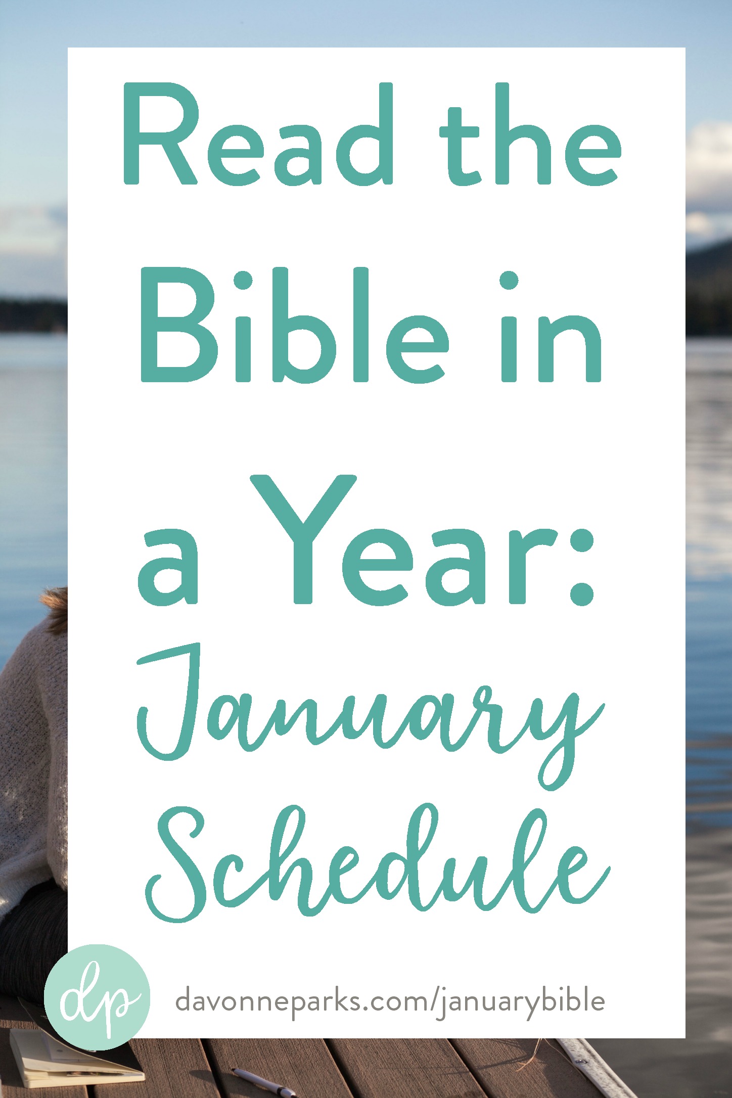 January’s Bible Reading Schedule