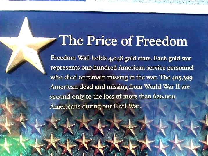 Let’s Not Forget the Price of Freedom